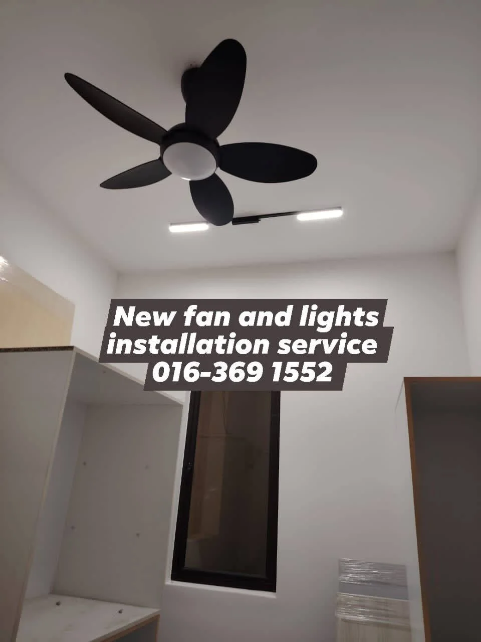 Fan light installation — Alpha Handyman House Renovation