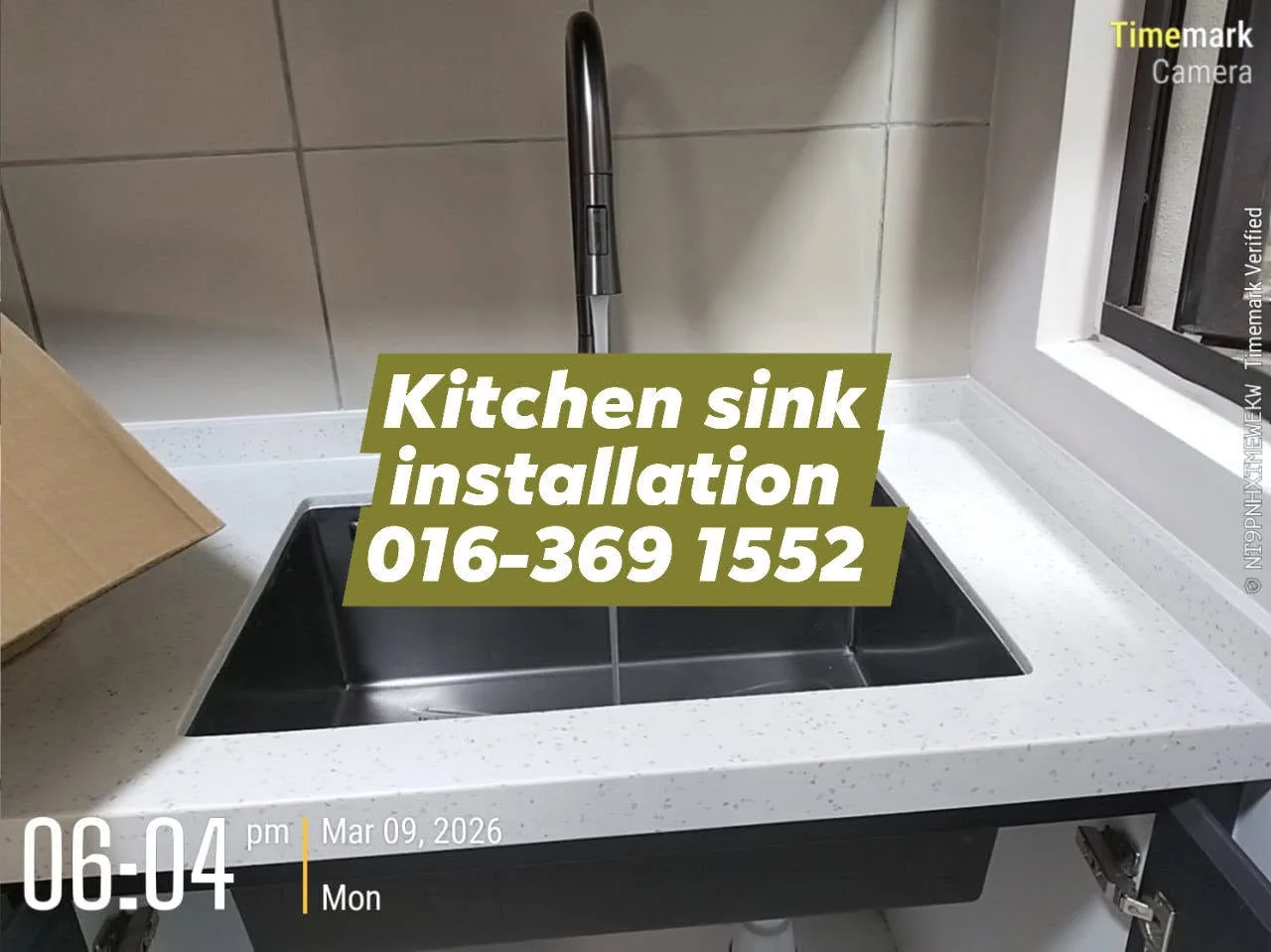 Kitchen sink installation — Alpha Handyman House Renovation